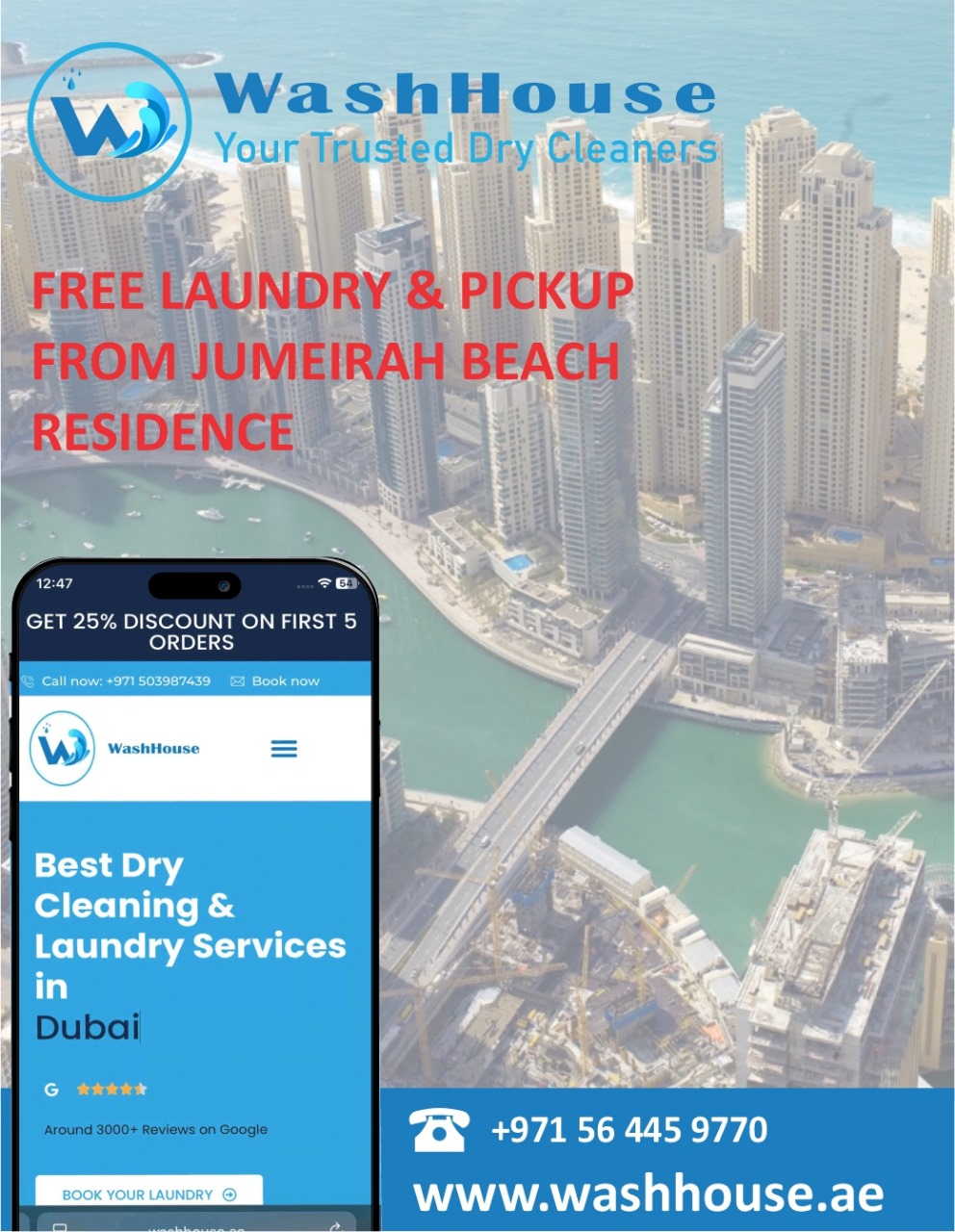 Laundry in Jumeirah Beach Residence