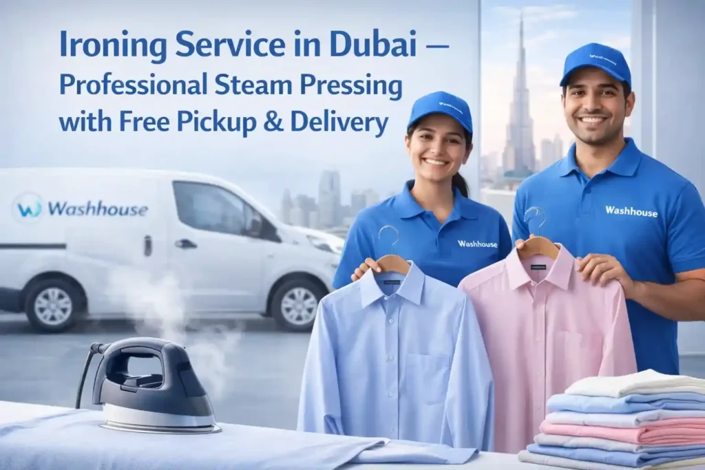 ironing service in Dubai