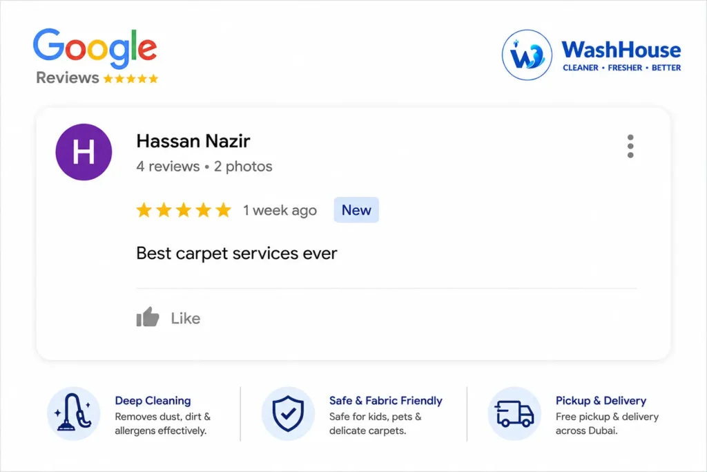 5 Star Rating of Carpet Service