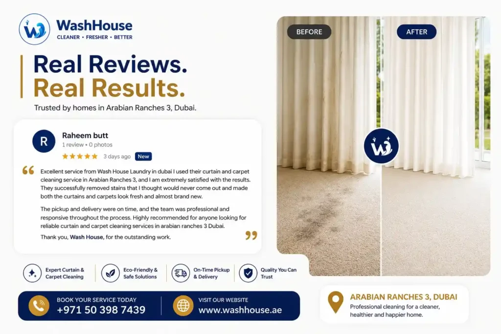 Review of Carpet Cleaning in Arabian Ranches
