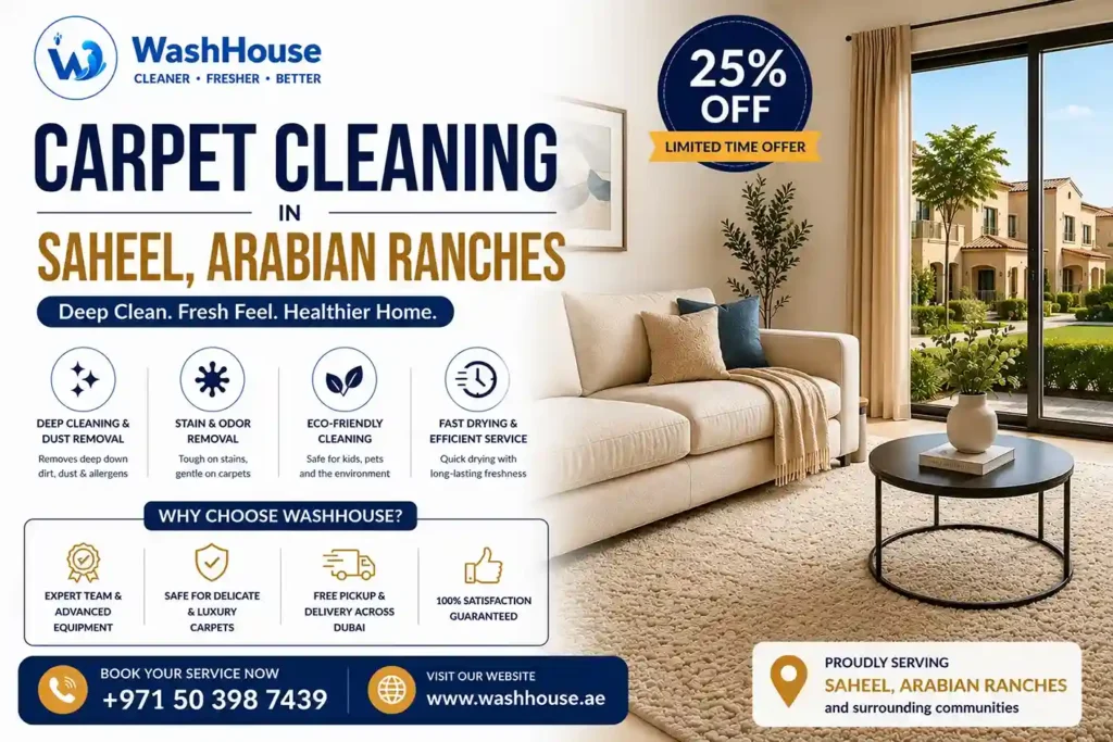 carpet cleaning in Saheel, Arabian Ranches