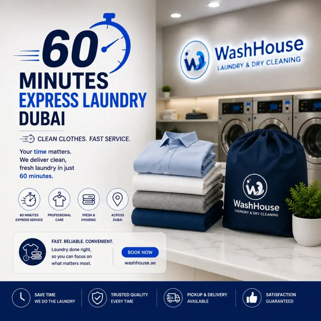 60-Minutes Express Laundry Dubai