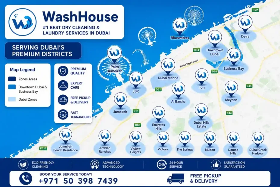 laundry and dry cleaning services Across Dubai washhouse 1