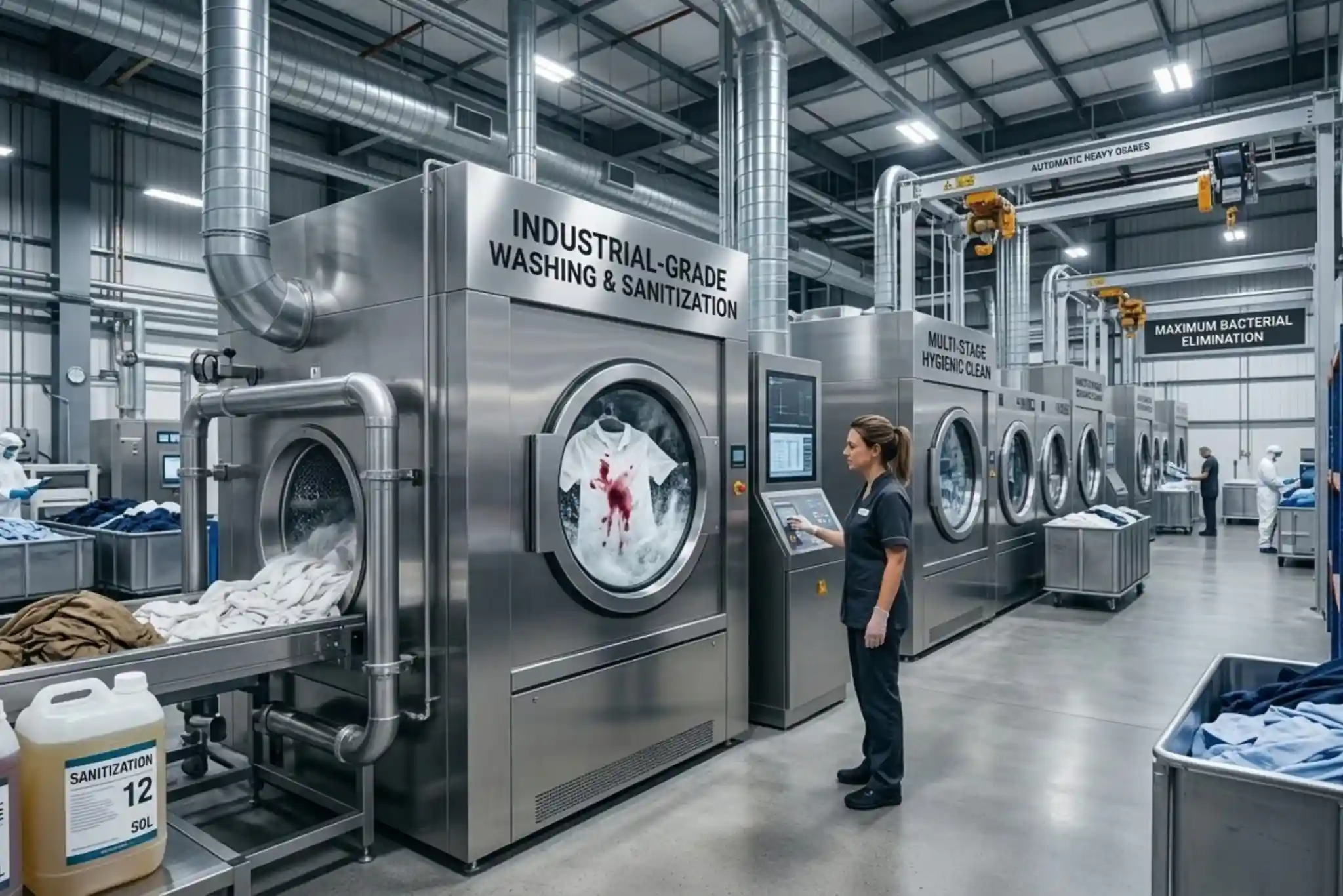 Industrial-Grade Washing & Sanitization