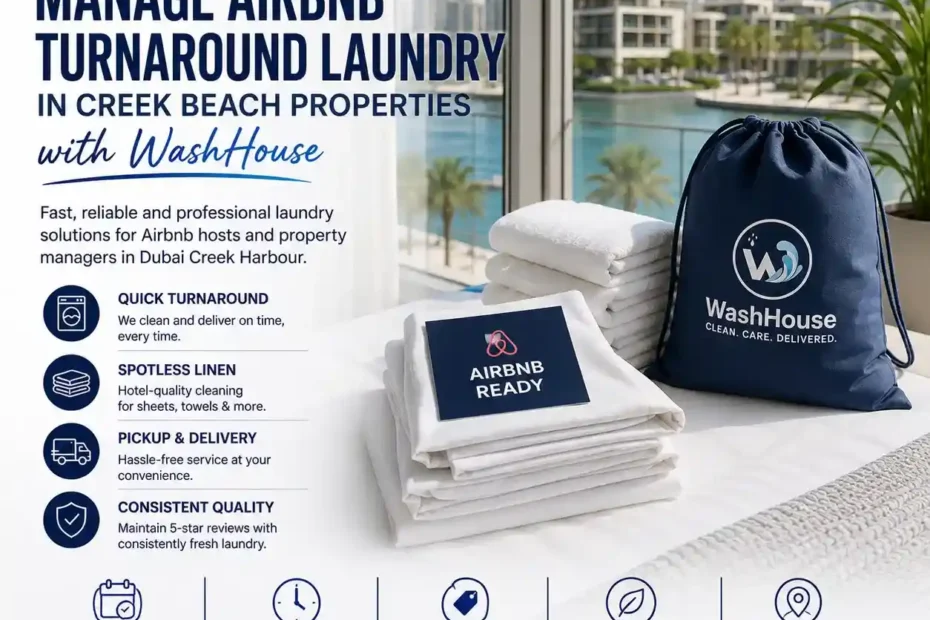 Manage Airbnb Turnaround Laundry in Creek Beach Properties