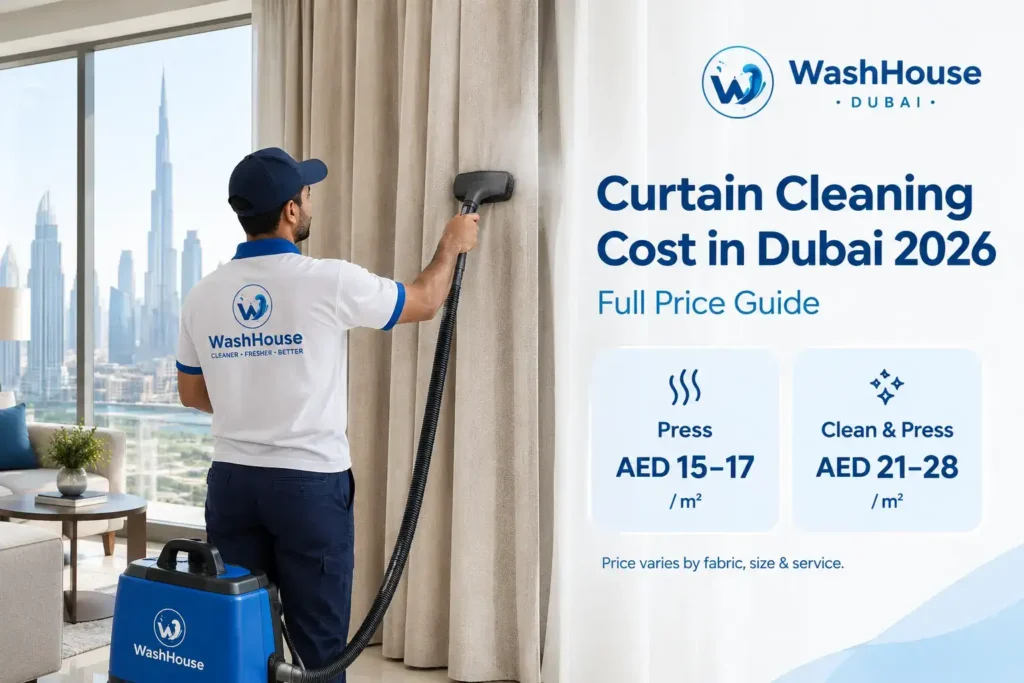 Curtain Cleaning Cost in Dubai-2026