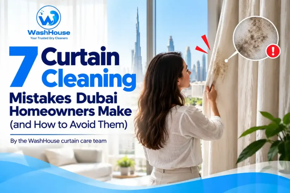 7 Curtain Cleaning Mistakes in Dubai Homes