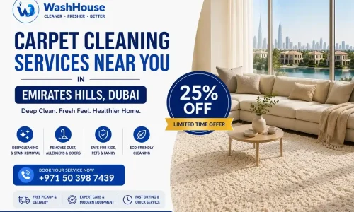 Carpet Cleaning Services near you in Emirates Hills Dubai