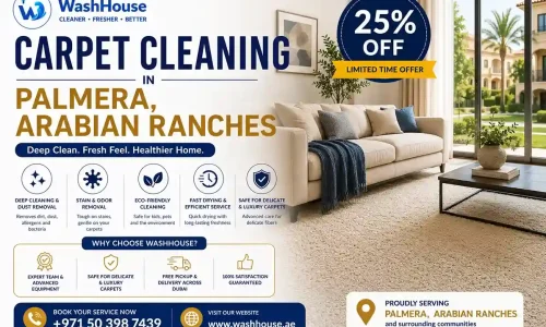 Carpet Cleaning in Palmera, Arabian Ranches