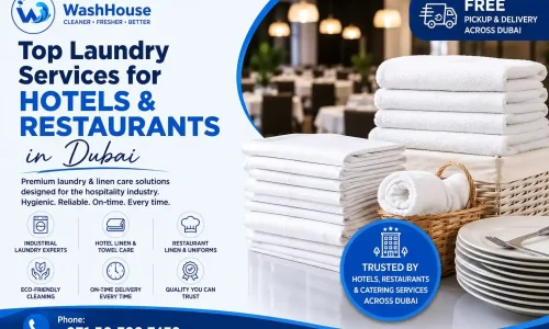 Laundry services for hotels and restaurants in Dubai